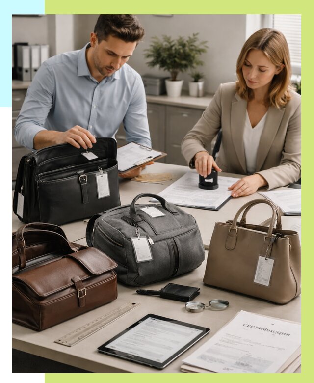 Сертификация сумок в Фрязине от 7789 руб. | Алешин-Фрз