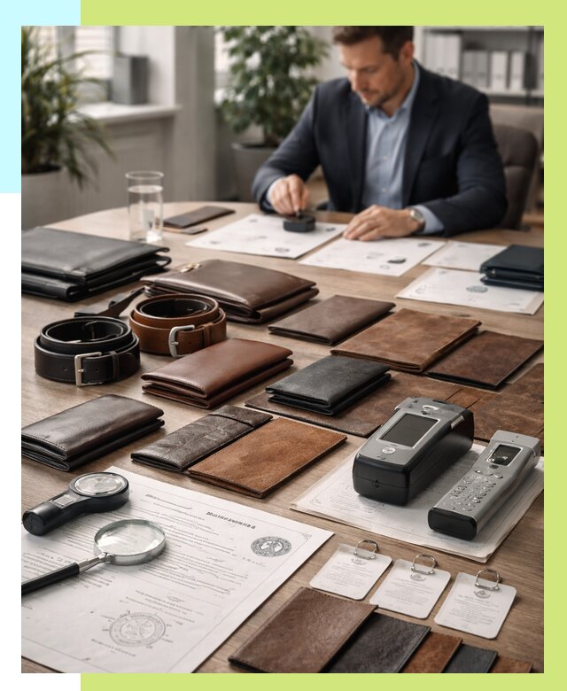 Сертификация кожаных изделий в Фрязине от 12462 р. | Алешин-Фрз