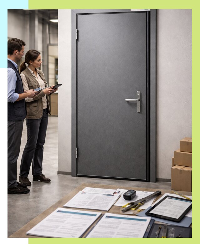 Сертификация противопожарных дверей в Фрязине от 9347 р. | Алешин-Фрз