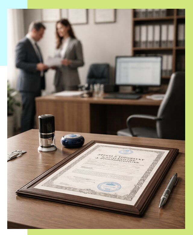 Свидетельство о регистрации продукции в Фрязине от 9347 р.|Алешин-Фрз