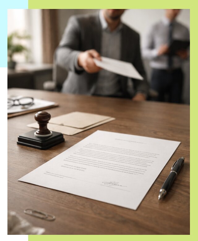 Отказное письмо по сертификации в Фрязине от 3635 р. | Алешин-Фрз