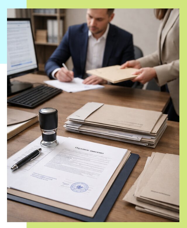 Отказное письмо для таможни в Фрязине от 3116 р, Алешин-Фрз