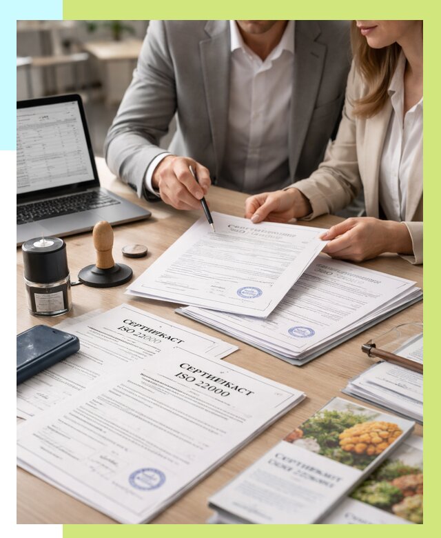 Сертификат ISO 22000 в Фрязине от 41540 р. под ключ | Алешин-Фрз