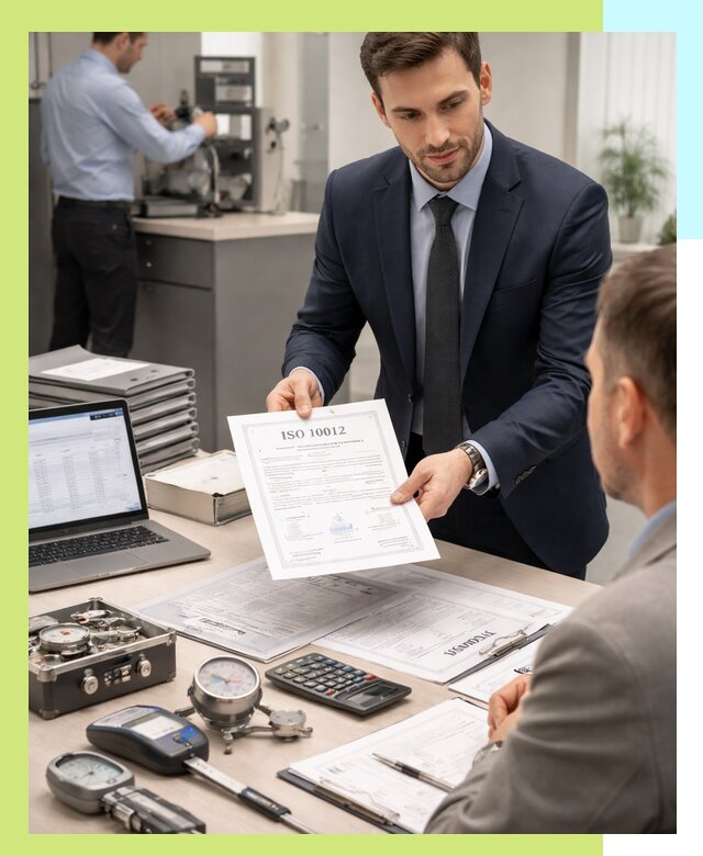 Выдача сертификата ISO 10012 по требованиям метрологии в Фрязине