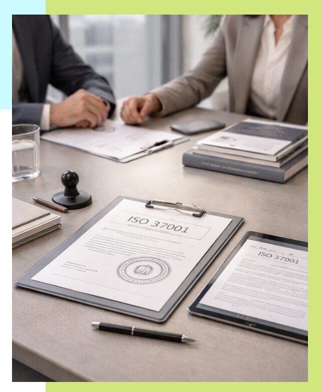 Сертификат ISO 37001 в Фрязине оформить от 124620 р. Алешин-Фрз