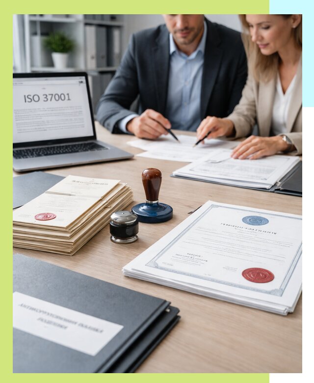 Получение сертификата ISO 37001 по системе борьбы с коррупцией в Фрязине